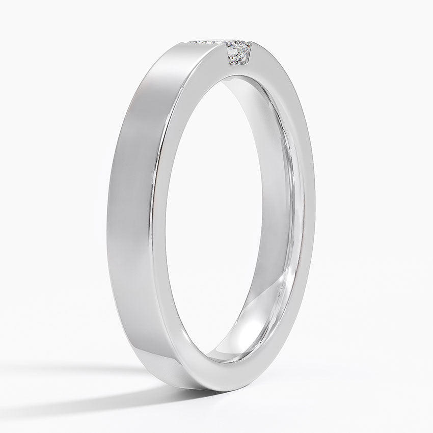 Alyans 0,25 Karat Yuvarlak Kesim Laboratuvar Pırlanta Yüzük 18K - Bold Diamonds