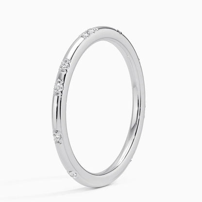 Alyans 0.25 Karat Yuvarlak Kesim Laboratuvar Pırlanta Yüzük 18K - Bold Diamonds