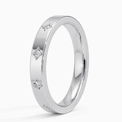 Alyans 0.25 Karat Yuvarlak Kesim Laboratuvar Pırlanta Yüzük 18K - Bold Diamonds