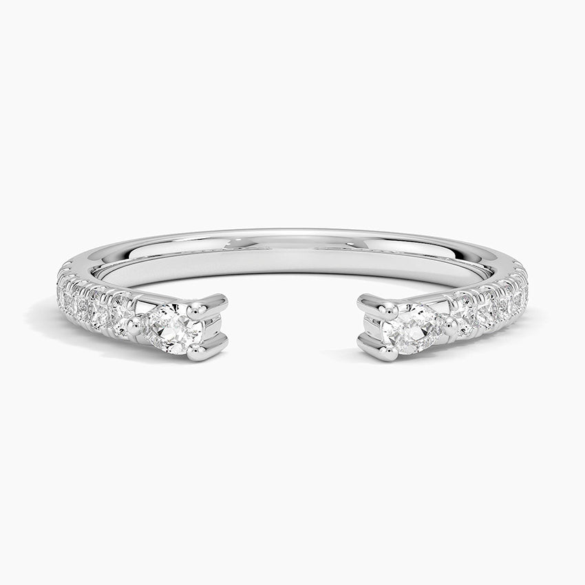 Tamamlayıcı 0,25 Karat Yuvarlak Kesim Laboratuvar Pırlanta Yüzük 18K - Bold Diamonds