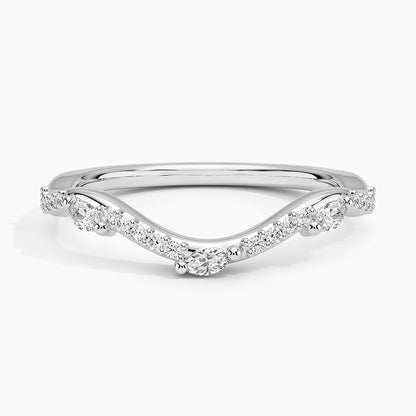 Tam Tur 0,50 Karat Yuvarlak Kesim Laboratuvar Pırlanta Yüzük 18K - Bold Diamonds