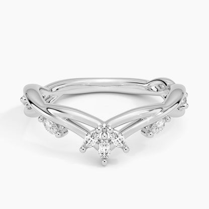 Özel Tasarım 0,25 Karat Yuvarlak Kesim Laboratuvar Pırlanta Yüzük 18K - Bold Diamonds