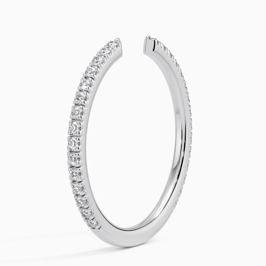 Özel Tasarım Tamamlayıcı 0.25 Karat Yuvarlak Kesim Laboratuvar Pırlanta Yüzük 18K - Bold Diamonds
