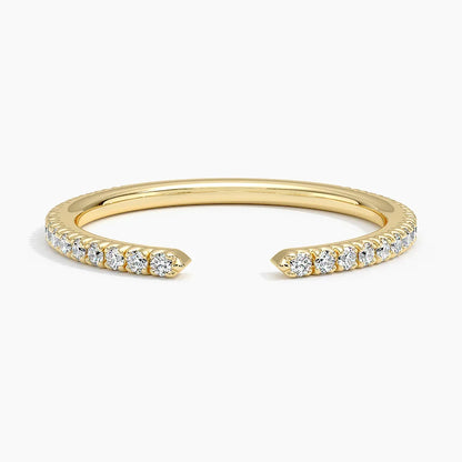 Özel Tasarım Tamamlayıcı 0.25 Karat Yuvarlak Kesim Laboratuvar Pırlanta Yüzük 18K - Bold Diamonds