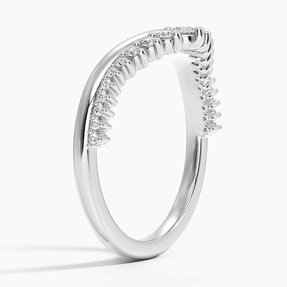 Yarım Tur 0,25 Karat Yuvarlak Kesim Laboratuvar Pırlanta Yüzük 18K - Bold Diamonds
