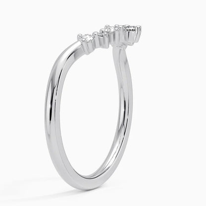Tamamlayıcı 0,25 Karat Yuvarlak Kesim Laboratuvar Pırlanta Yüzük 18K - Bold Diamonds