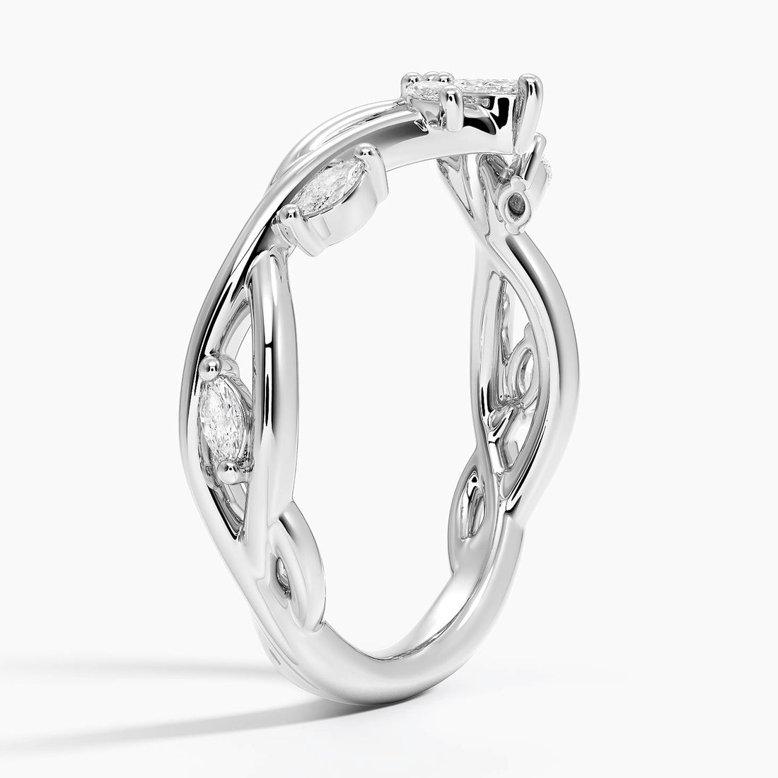 Özel Tasarım 0,25 Karat Yuvarlak Kesim Laboratuvar Pırlanta Yüzük 18K - Bold Diamonds