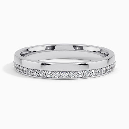 Yarım Tur 0,25 Karat Yuvarlak Kesim Laboratuvar Pırlanta Yüzük 18K - Bold Diamonds