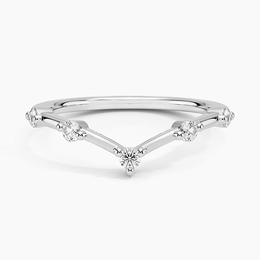 Tamamlayıcı 0,25 Karat Yuvarlak Kesim Laboratuvar Pırlanta Yüzük 18K - Bold Diamonds
