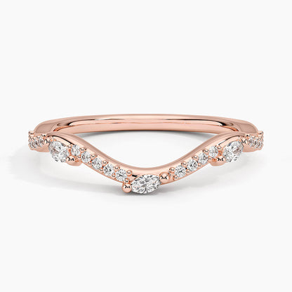 Tam Tur 0,50 Karat Yuvarlak Kesim Laboratuvar Pırlanta Yüzük 18K - Bold Diamonds