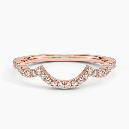 Tamamlayıcı 0,25 Karat Yuvarlak Kesim Laboratuvar Pırlanta Yüzük 18K - Bold Diamonds
