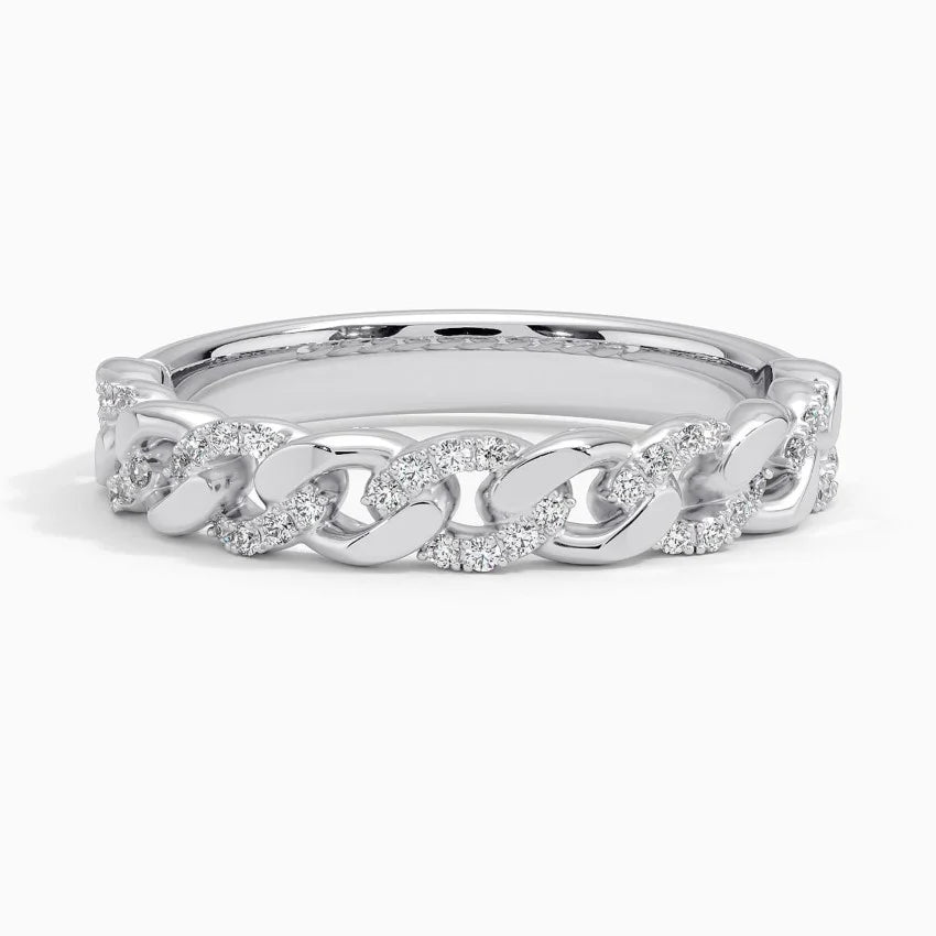 Özel Tasarım 0,25 Karat Yuvarlak Kesim Laboratuvar Pırlanta Yüzük 18K - Bold Diamonds
