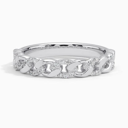 Özel Tasarım 0,25 Karat Yuvarlak Kesim Laboratuvar Pırlanta Yüzük 18K - Bold Diamonds
