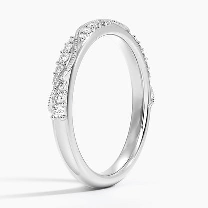 Özel Tasarım 0,25 Karat Yuvarlak Kesim Laboratuvar Pırlanta Yüzük 18K - Bold Diamonds