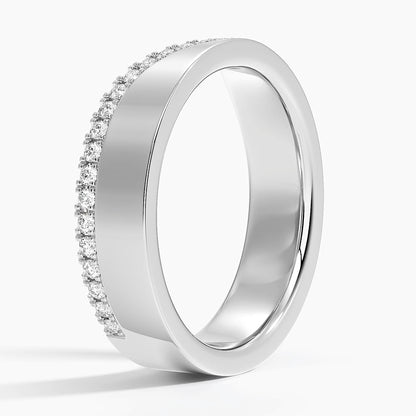 Tamamlayıcı 0,25 Karat Yuvarlak Kesim Laboratuvar Pırlanta Yüzük 18K - Bold Diamonds