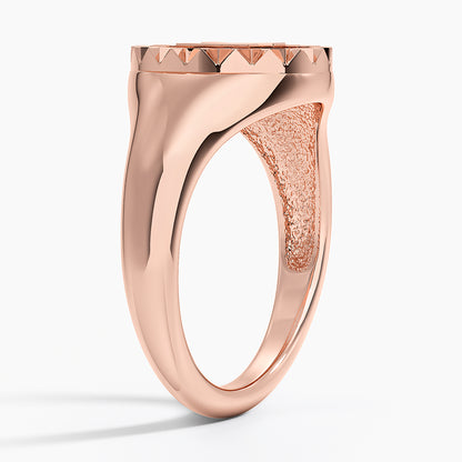 Özel Harf Varyasyonlu 0.25 Karat Laboratuvar Pırlanta Yüzük 18K - Bold Diamonds