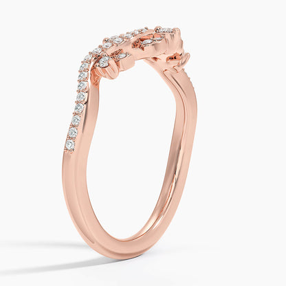 Tamamlayıcı  0,25 Karat Yuvarlak Kesim Laboratuvar Pırlanta Yüzük 18K - Bold Diamonds