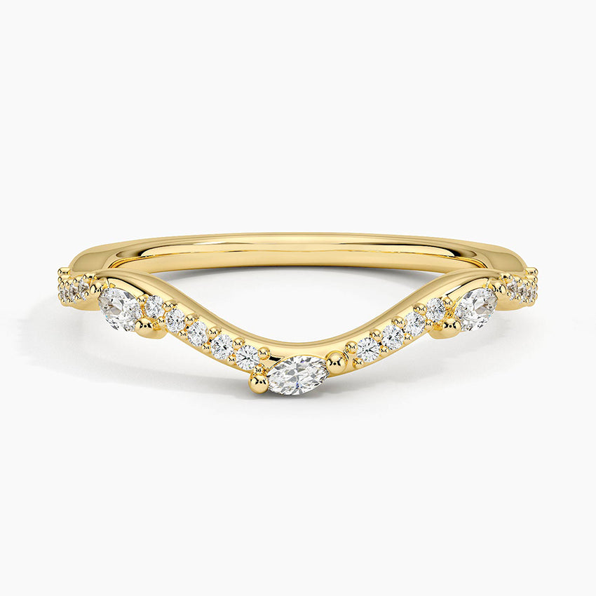 Tam Tur 0,50 Karat Yuvarlak Kesim Laboratuvar Pırlanta Yüzük 18K - Bold Diamonds