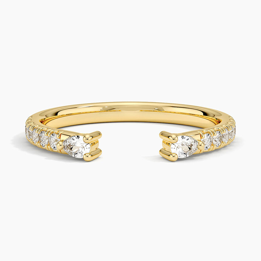 Tamamlayıcı 0,25 Karat Yuvarlak Kesim Laboratuvar Pırlanta Yüzük 18K - Bold Diamonds