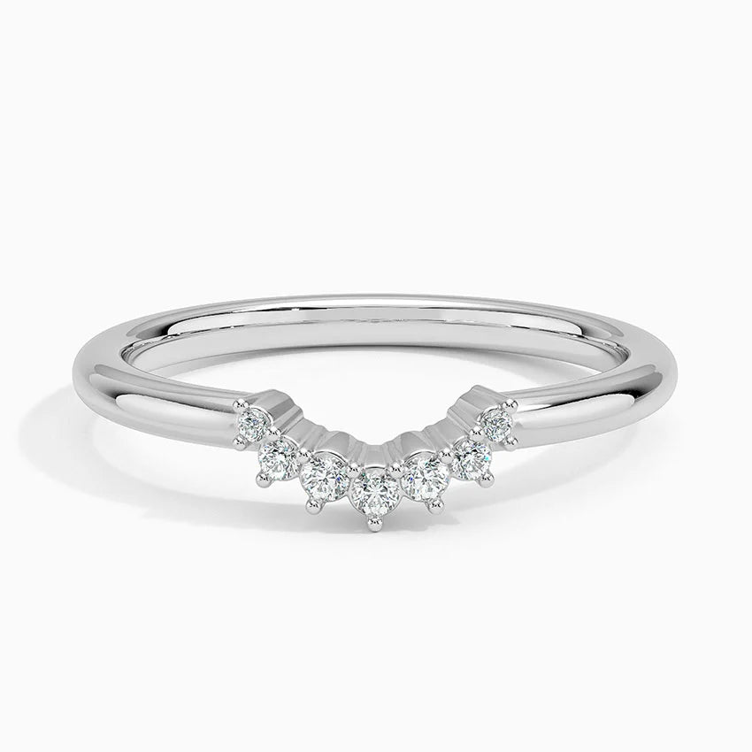 Tamamlayıcı 0,25 Karat Yuvarlak Kesim Laboratuvar Pırlanta Yüzük 18K - Bold Diamonds