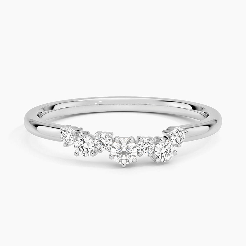 Tamamlayıcı 0,20 Karat Yuvarlak Kesim Laboratuvar Pırlanta Yüzük 18K - Bold Diamonds
