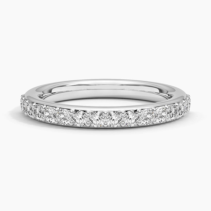 Yarım Tur 0.50 Karat Yuvarlak Kesim Laboratuvar Pırlanta Yüzük 18K - Bold Diamonds