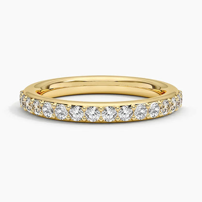 Yarım Tur 0.50 Karat Yuvarlak Kesim Laboratuvar Pırlanta Yüzük 18K - Bold Diamonds