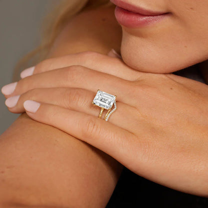 Tamamlayıcı 0,50 Karat Yuvarlak Kesim Laboratuvar Pırlanta Yüzük 18K - Bold Diamonds