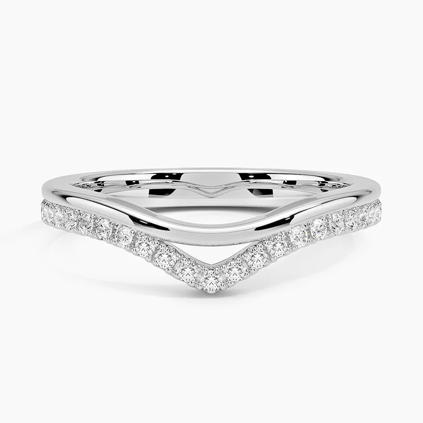 Tamamlayıcı 0,50 Karat Yuvarlak Kesim Laboratuvar Pırlanta Yüzük 18K - Bold Diamonds