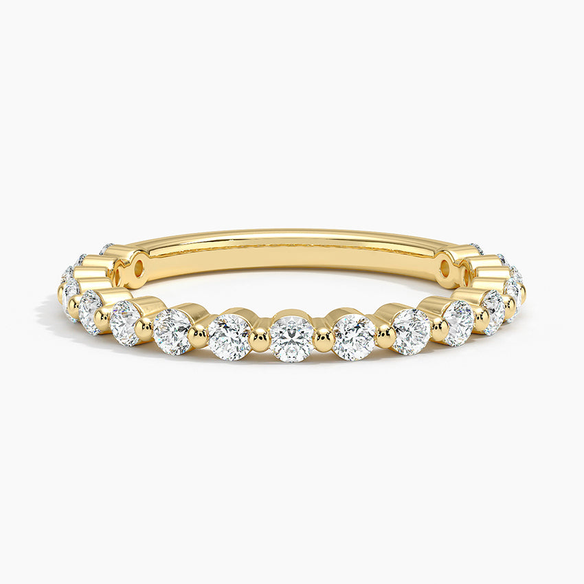 Tam Tur 0,50 Karat Yuvarlak Kesim Laboratuvar Pırlanta Yüzük 18K - Bold Diamonds