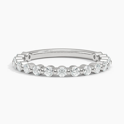 Tam Tur 0,50 Karat Yuvarlak Kesim Laboratuvar Pırlanta Yüzük 18K - Bold Diamonds