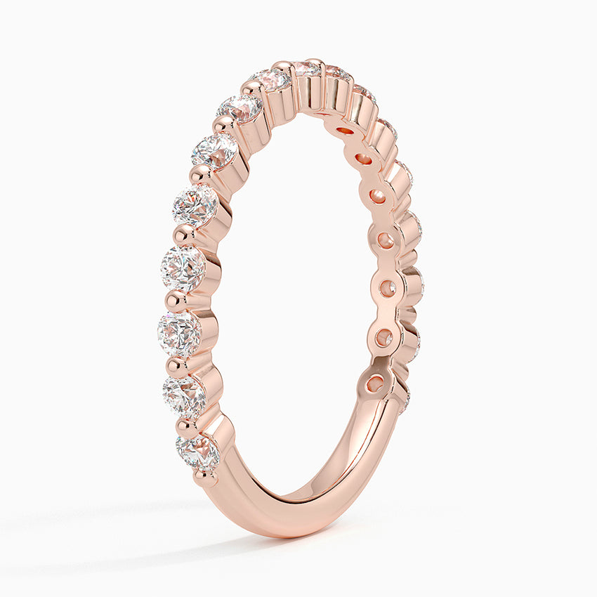 Tam Tur 0,50 Karat Yuvarlak Kesim Laboratuvar Pırlanta Yüzük 18K - Bold Diamonds