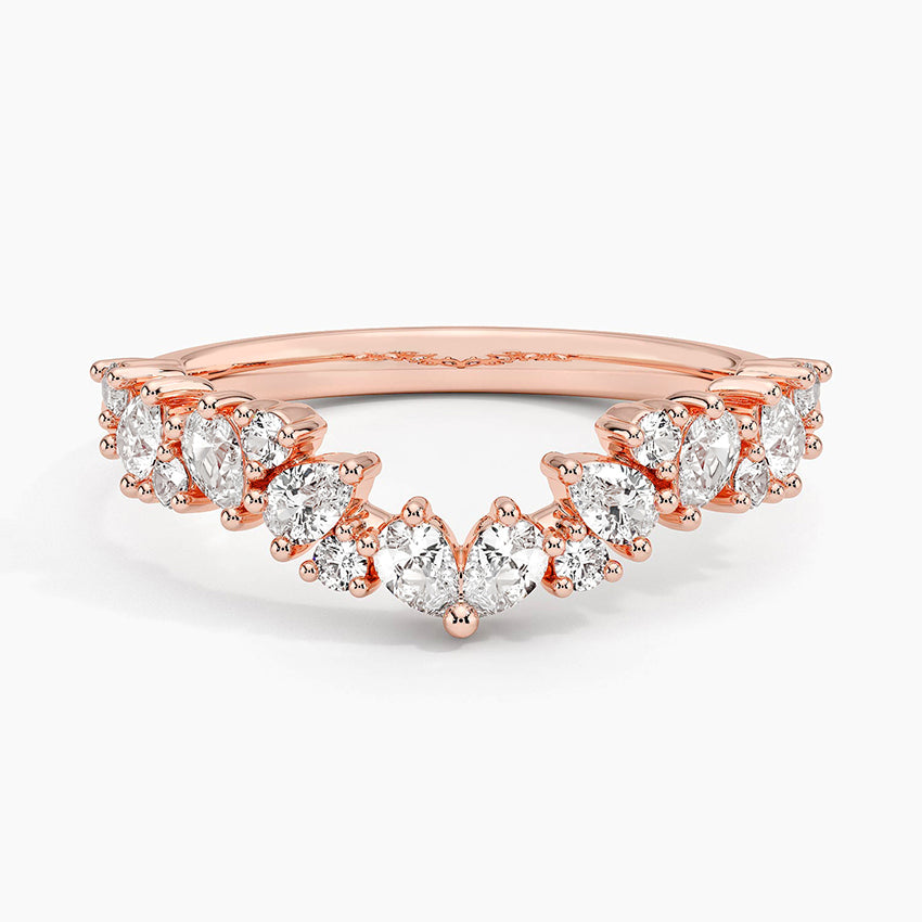 Tamamlayıcı 0,50 Karat Damla Kesim Laboratuvar Pırlanta Yüzük 18K - Bold Diamonds