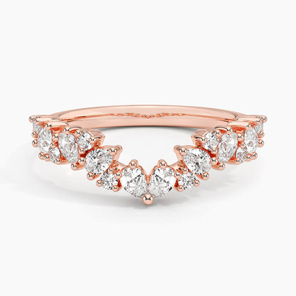 Tamamlayıcı 0,50 Karat Damla Kesim Laboratuvar Pırlanta Yüzük 18K - Bold Diamonds