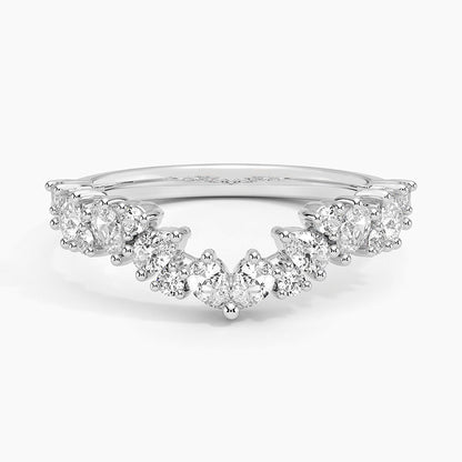 Tamamlayıcı 0,50 Karat Damla Kesim Laboratuvar Pırlanta Yüzük 18K - Bold Diamonds