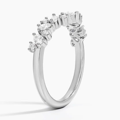 Tamamlayıcı 0,50 Karat Damla Kesim Laboratuvar Pırlanta Yüzük 18K - Bold Diamonds