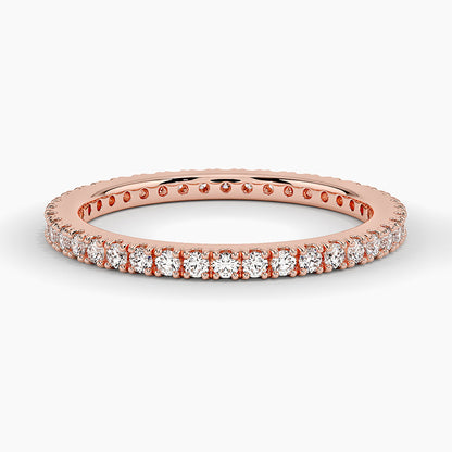 Tam Tur 0.50 Karat Yuvarlak Kesim Laboratuvar Pırlanta Yüzük 18K - Bold Diamonds