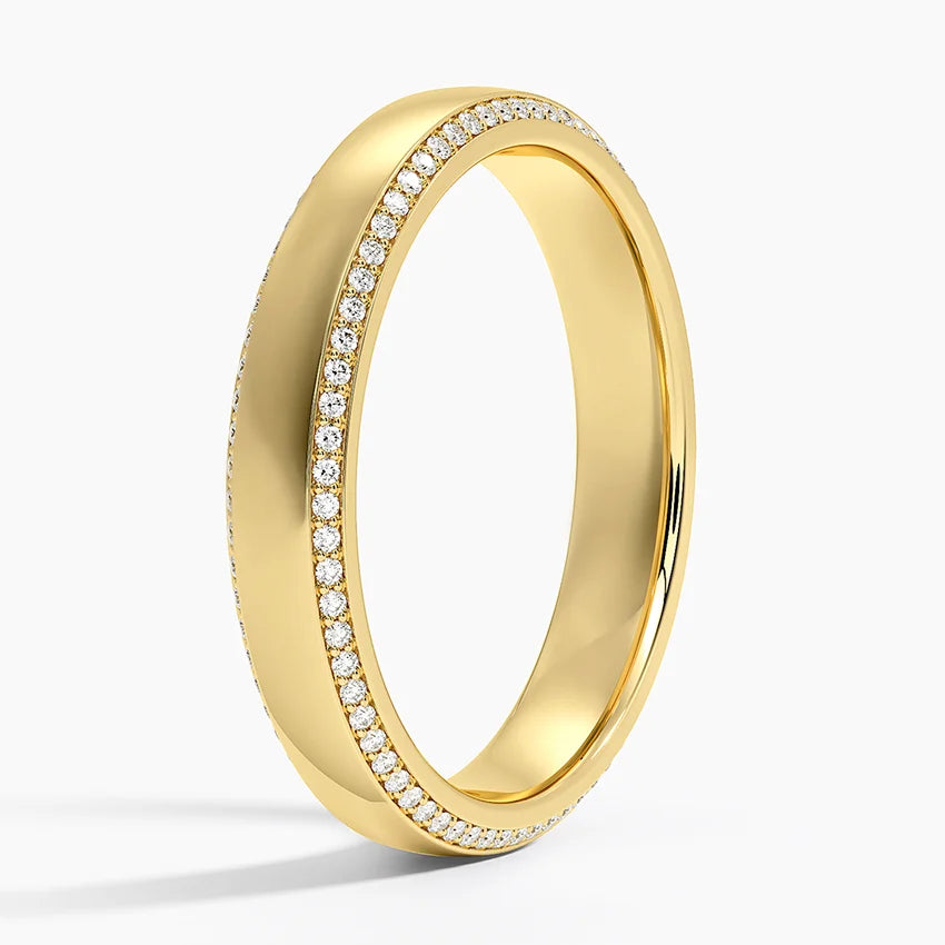 Ayans 0.50 Karat Yuvarlak Kesim Laboratuvar Pırlanta Yüzük 18K - Bold Diamonds