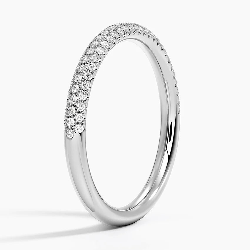 Yarım Tur 0,50 Karat Yuvarlak Kesim Laboratuvar Pırlanta Yüzük 18K - Bold Diamonds