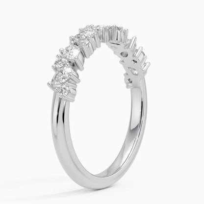 Yarım Tur 0.50 Karat Yuvarlak Kesim Laboratuvar Pırlanta Yüzük 18K - Bold Diamonds