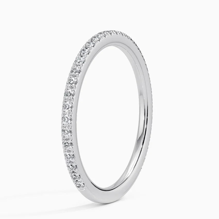 Tam Tur Yüzük 0.50 Karat Yuvarlak Kesim Laboratuvar Pırlanta Yüzük 18K - Bold Diamonds