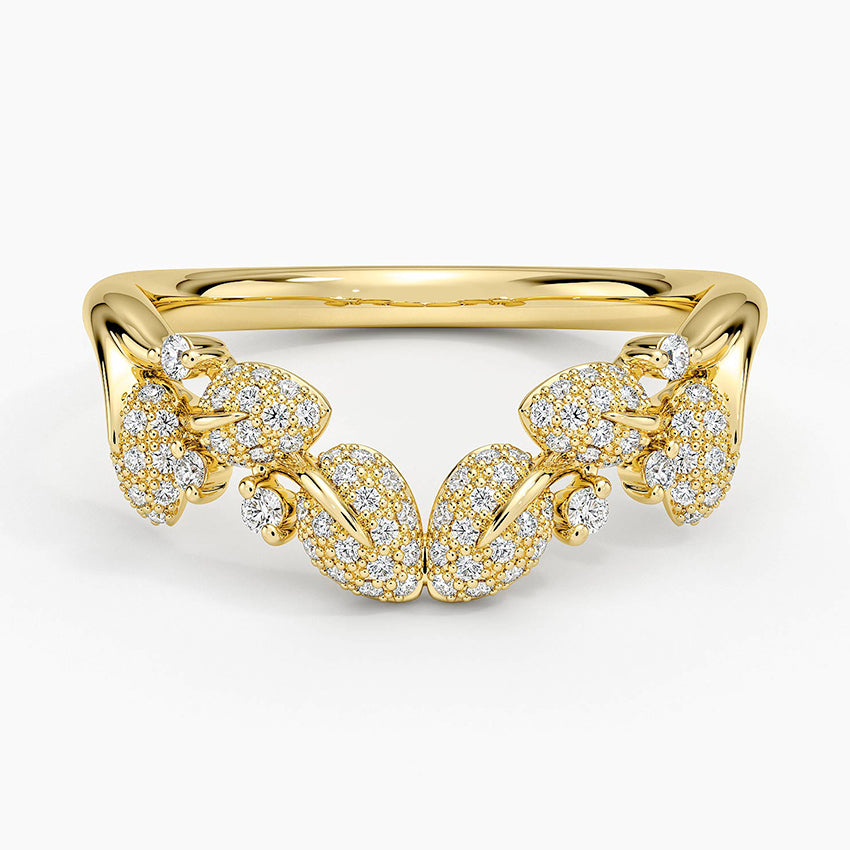 Tamamlayıcı 0,50 Karat Yuvarlak Kesim Laboratuvar Pırlanta Yüzük 18K - Bold Diamonds