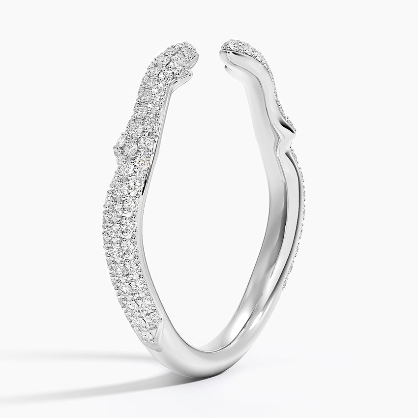 Tamamlayıcı 0,50 Karat Yuvarlak Kesim Laboratuvar Pırlanta Yüzük 18K - Bold Diamonds