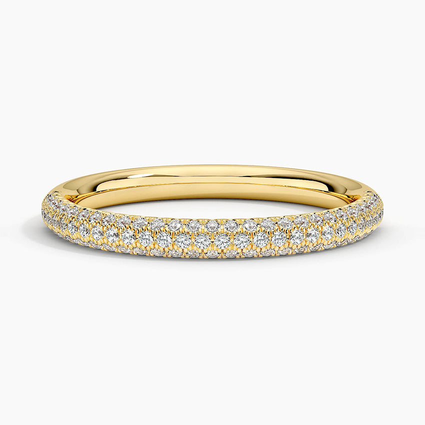 Yarım Tur 0,50 Karat Yuvarlak Kesim Laboratuvar Pırlanta Yüzük 18K - Bold Diamonds