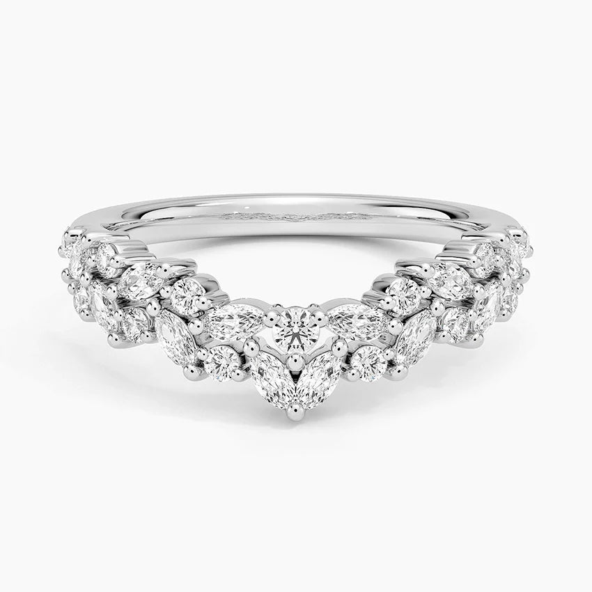 Tamamlayıcı 0,50 Karat Yuvarlak Kesim Laboratuvar Pırlanta Yüzük 18K - Bold Diamonds