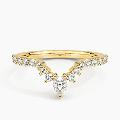 Tamamlayıcı 0.50 Karat Yuvarlak Kesim Laboratuvar Pırlanta Yüzük 18K - Bold Diamonds