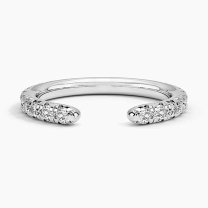 Tamamlayıcı 0.50 Karat Yuvarlak Kesim Laboratuvar Pırlanta Yüzük 18K - Bold Diamonds
