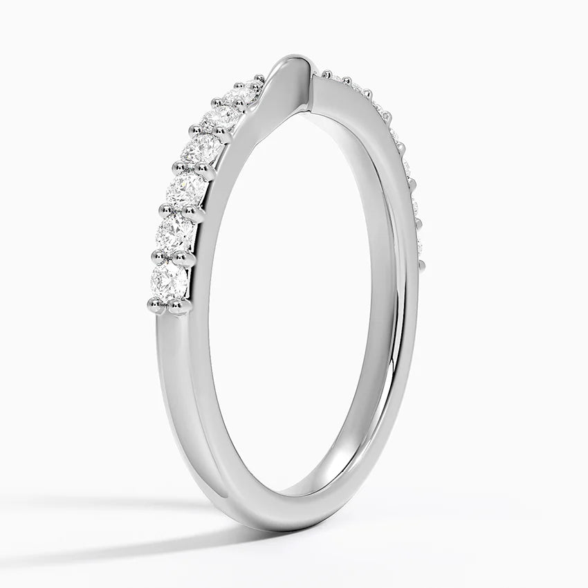 Tamamlayıcı 0,50 Karat Yuvarlak Kesim Laboratuvar Pırlanta Yüzük 18K - Bold Diamonds