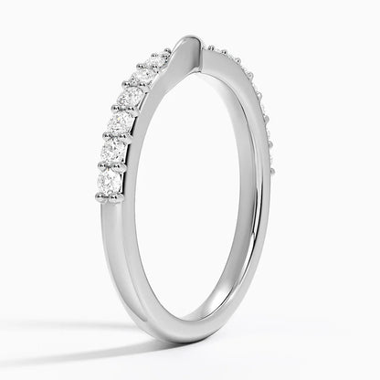 Tamamlayıcı 0,50 Karat Yuvarlak Kesim Laboratuvar Pırlanta Yüzük 18K - Bold Diamonds