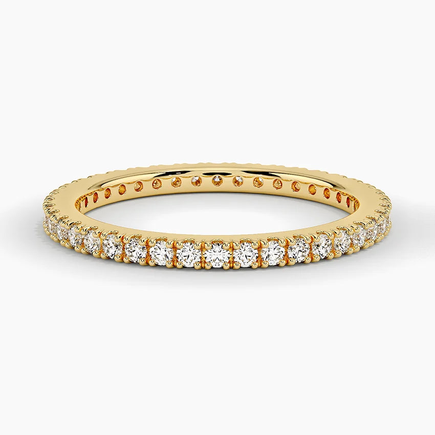 Tam Tur 0.50 Karat Yuvarlak Kesim Laboratuvar Pırlanta Yüzük 18K - Bold Diamonds